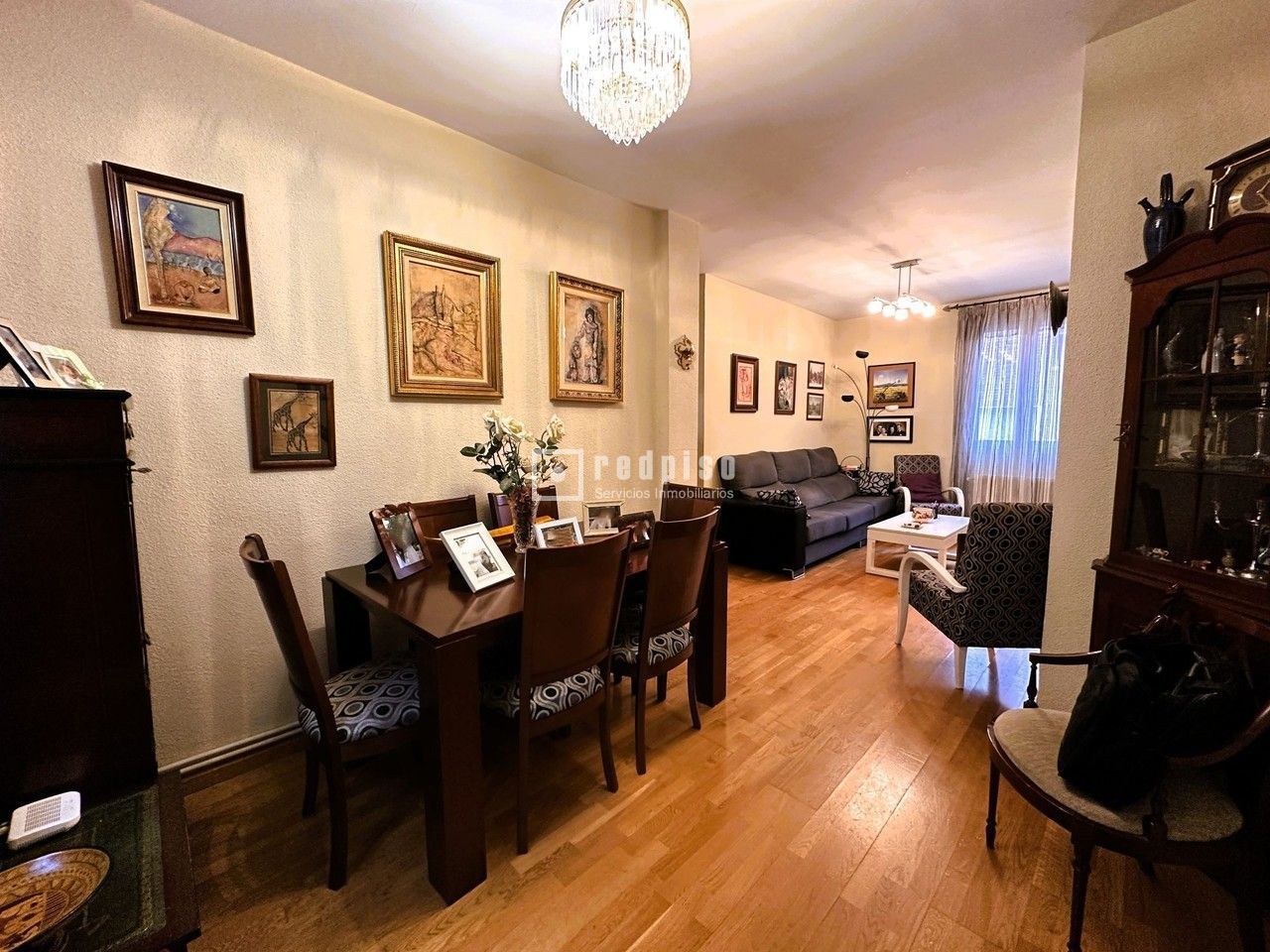 Sala d'estar de Pis en venda en  Madrid Capital amb Aire condicionat