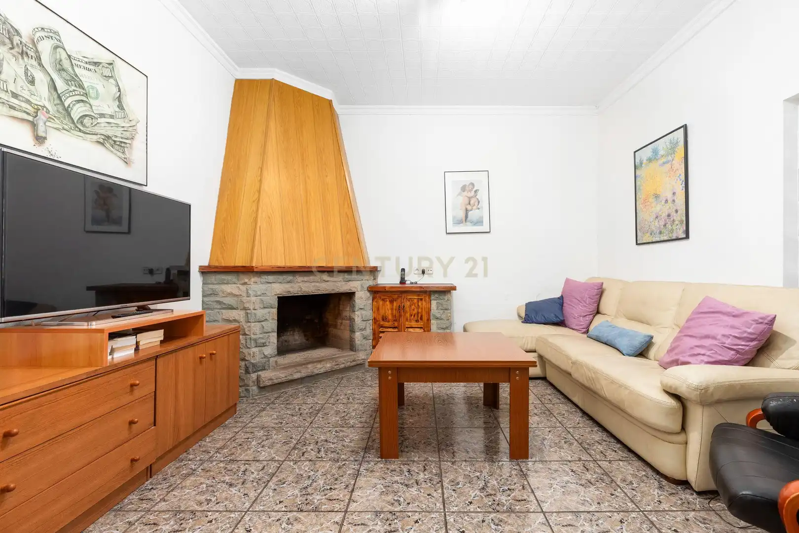 Sala d'estar de Casa o xalet en venda en Sabadell