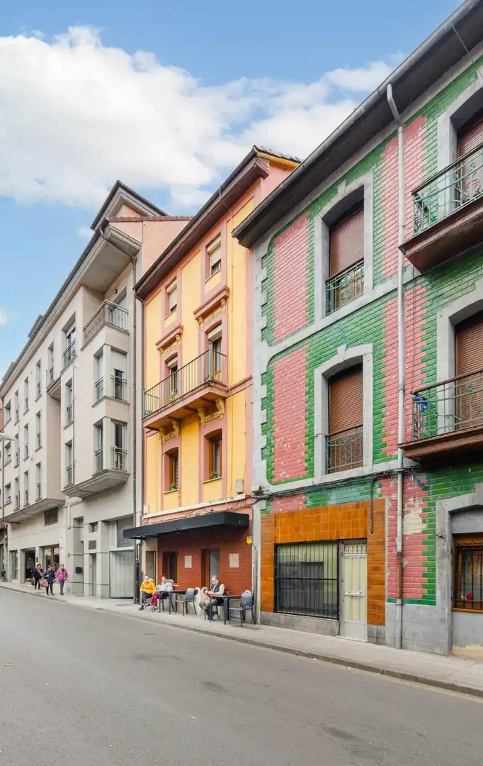 Exterior view of Duplexes for sale in Mieres (Asturias)  with Heating, Furnished and Balcony