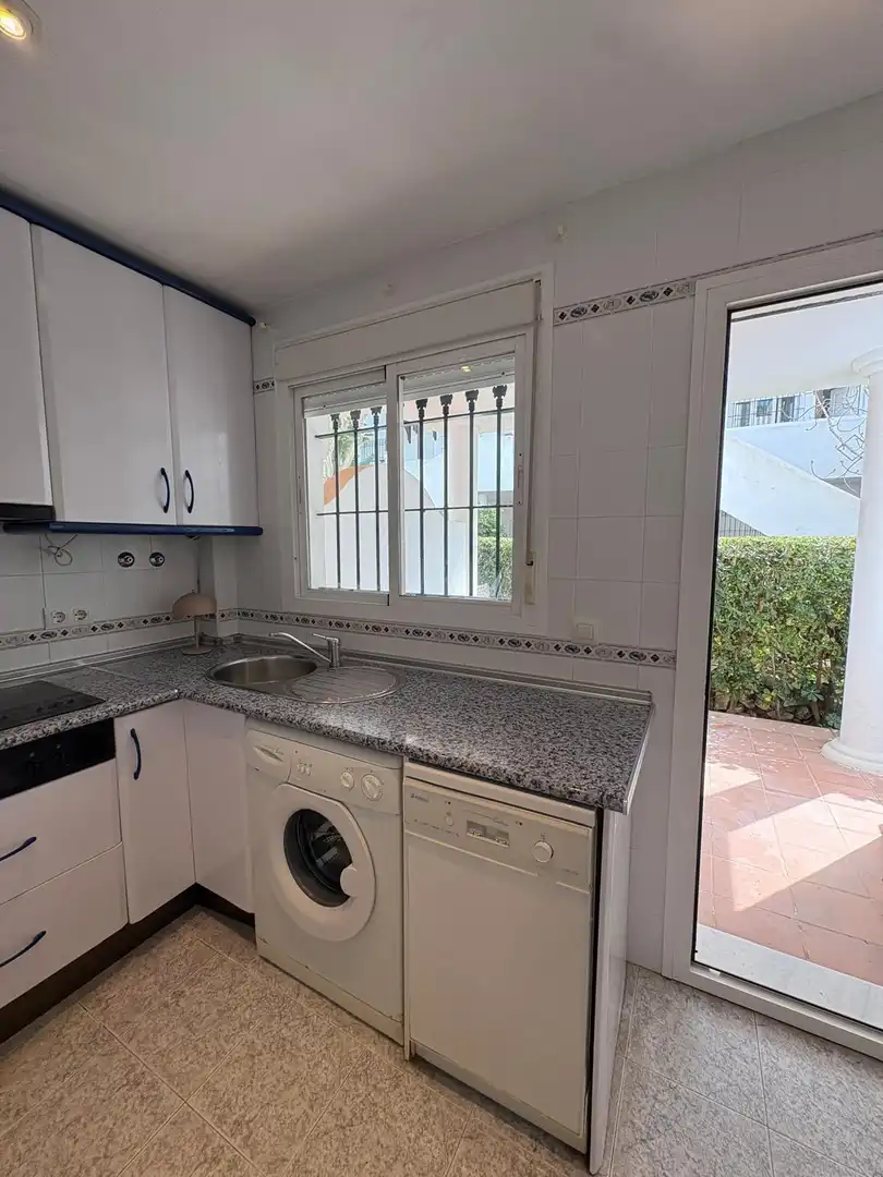 Kitchen of Apartments for rent in Chiclana de la Frontera  with Furnished and Community pool