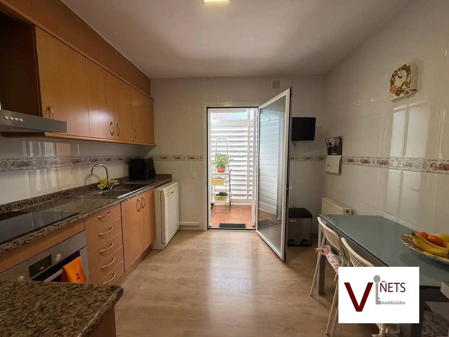 Küche von Erdgeschoss zum Verkauf in La Garriga mit Heizung, Privatgarten und Parkett