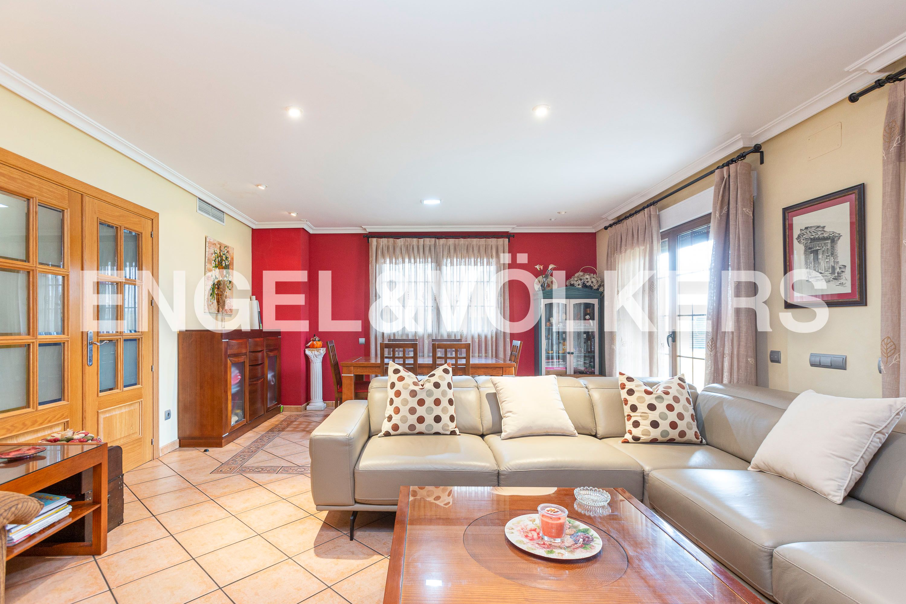 Living room of Single-family semi-detached for sale in Fuente El Saz de Jarama  with Heating, Private garden and Terrace