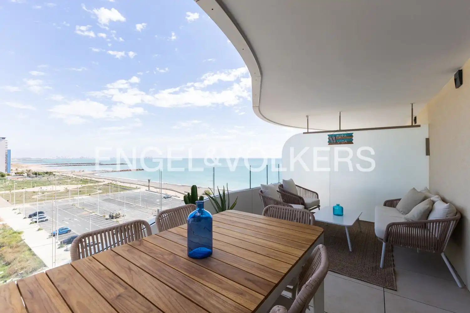 Terrace of Flat for rent in El Puig de Santa Maria  with Air Conditioner, Heating and Private garden