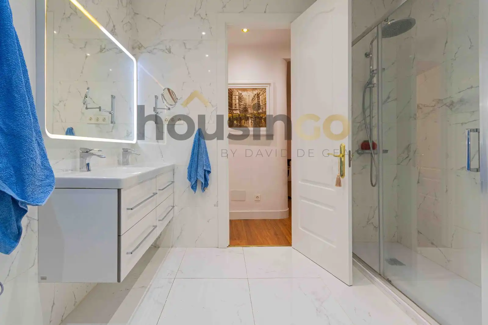 Bathroom of Flat for rent in Madrid  with Air Conditioner, Heating and Furnished