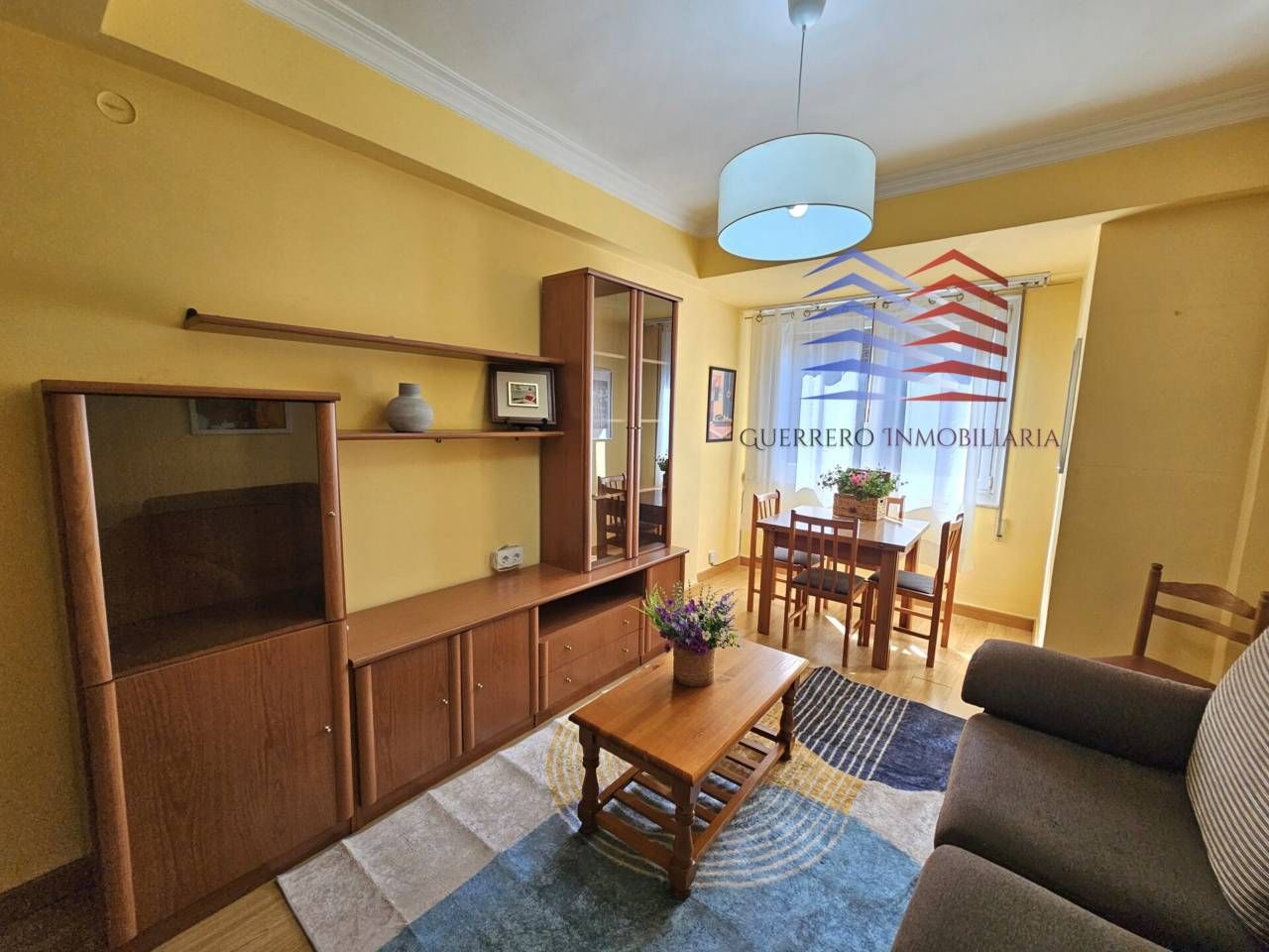 Living room of Flat to rent in Ourense Capital   with Heating, Furnished and Balcony