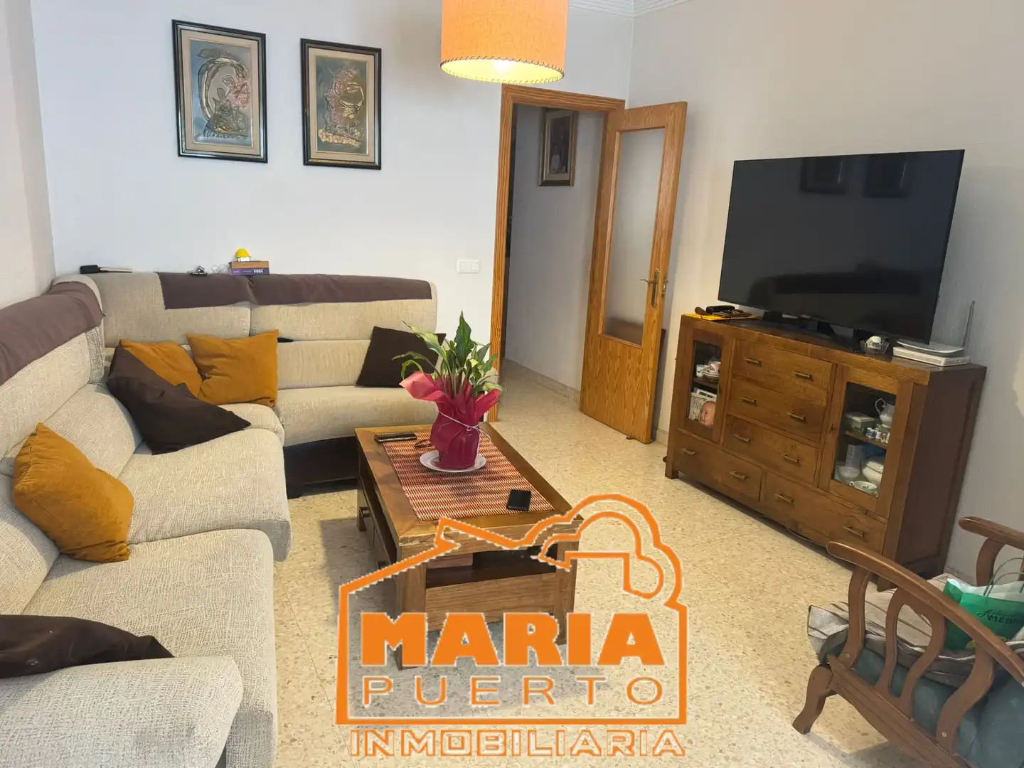 Sala de estar de Piso en venta en Málaga con Aire acondicionado y Trastero