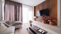 Living room of Flat for sale in  Madrid Capital  with Air Conditioner, Heating and Furnished