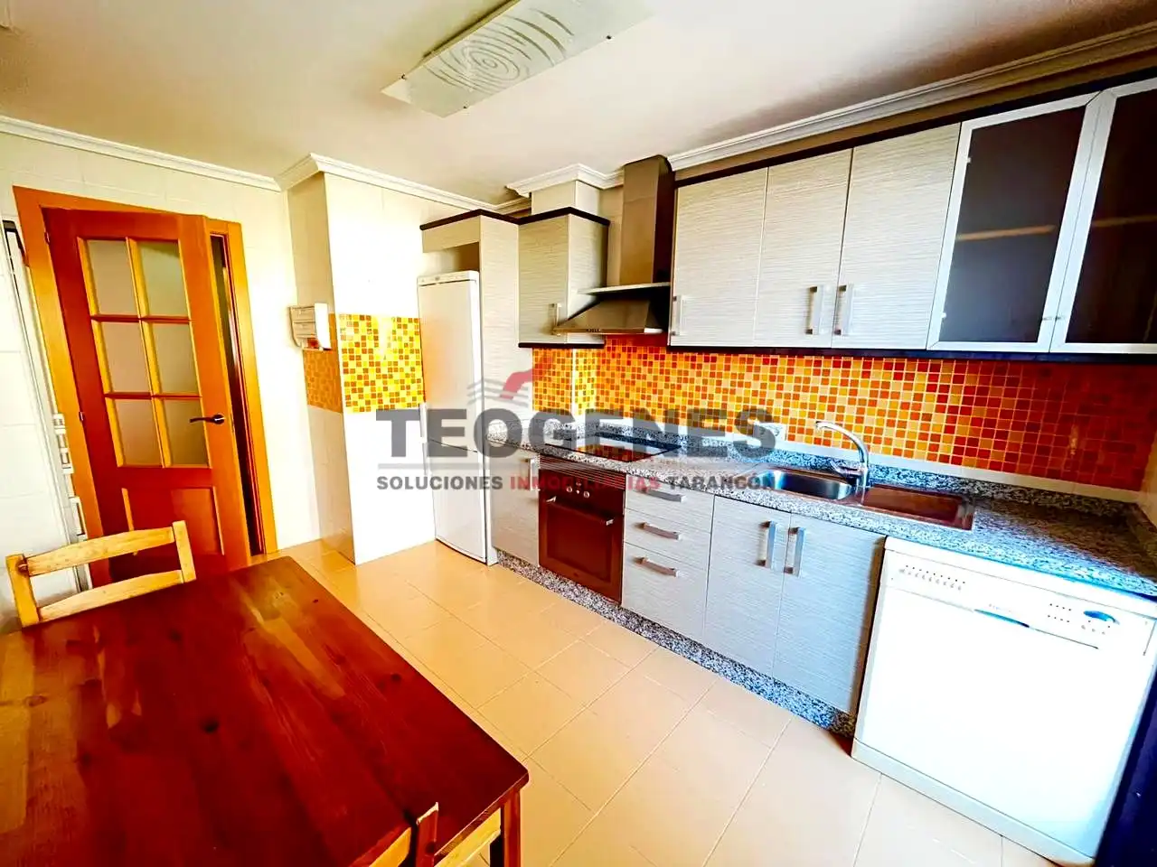 Kitchen of Flat for sale in Tarancón  with Heating, Terrace and Storage room