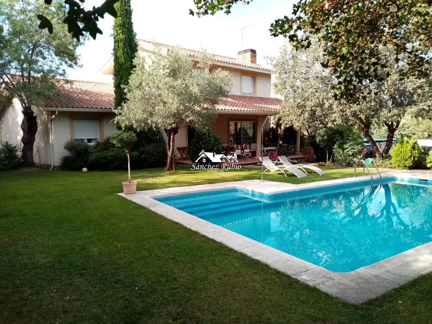 Jardí de Casa o xalet en venda en Galapagar amb Calefacció, Jardí privat i Terrassa