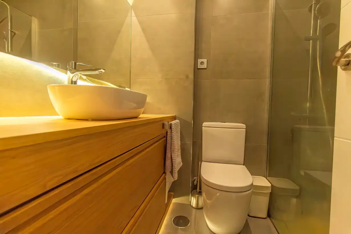 Baño de Piso de alquiler en Madrid con Aire acondicionado, Calefacción y Terraza