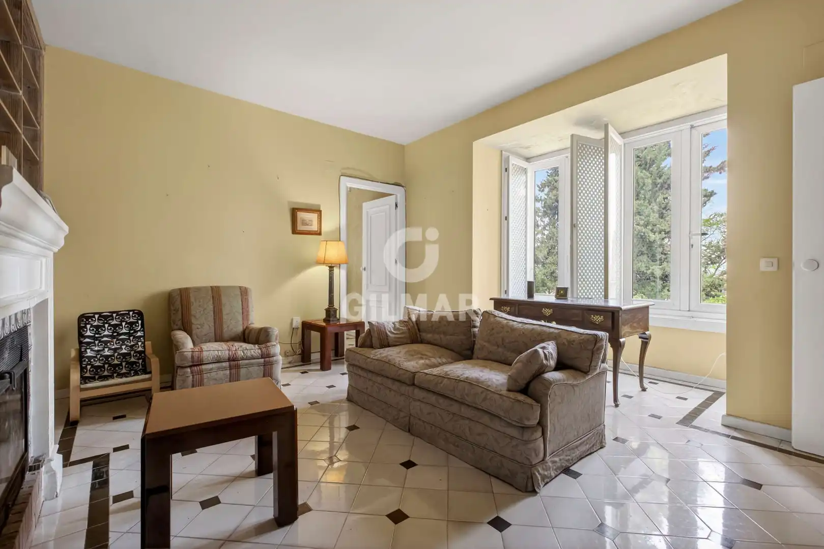 Living room of Houses for sale in Tomares  with Heating, Private garden and Swimming Pool