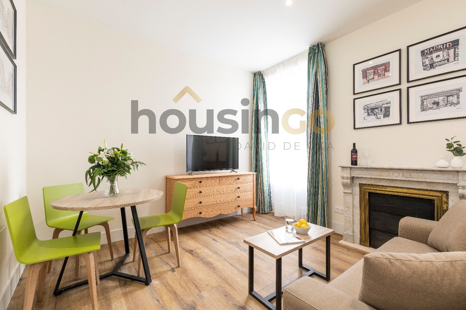 Vista exterior de Apartament de lloguer en  Madrid Capital amb Aire condicionat, Calefacció i Parquet