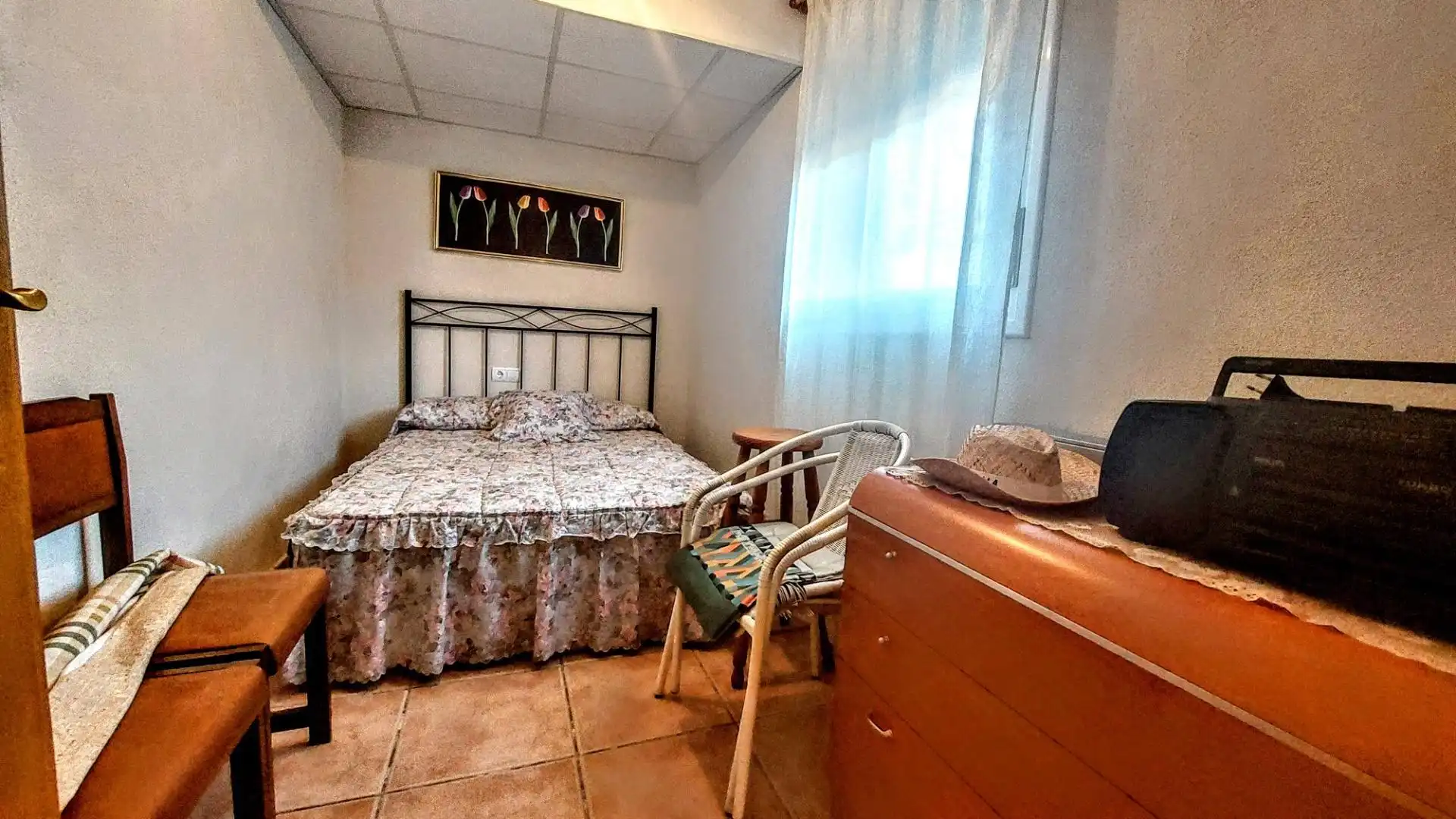 Dormitori de Finca rústica en venda en L'Ametlla de Mar  amb Jardí privat, Terrassa i Moblat