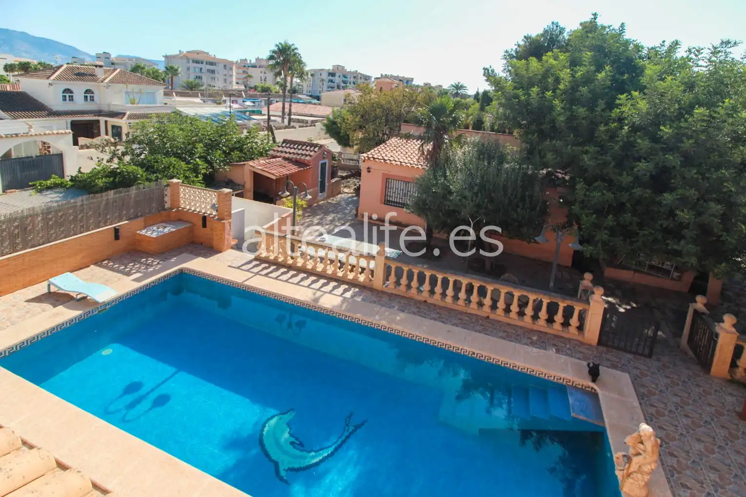 Vista exterior de Casa o chalet en venta en L'Alfàs del Pi con Aire acondicionado, Calefacción y Jardín privado
