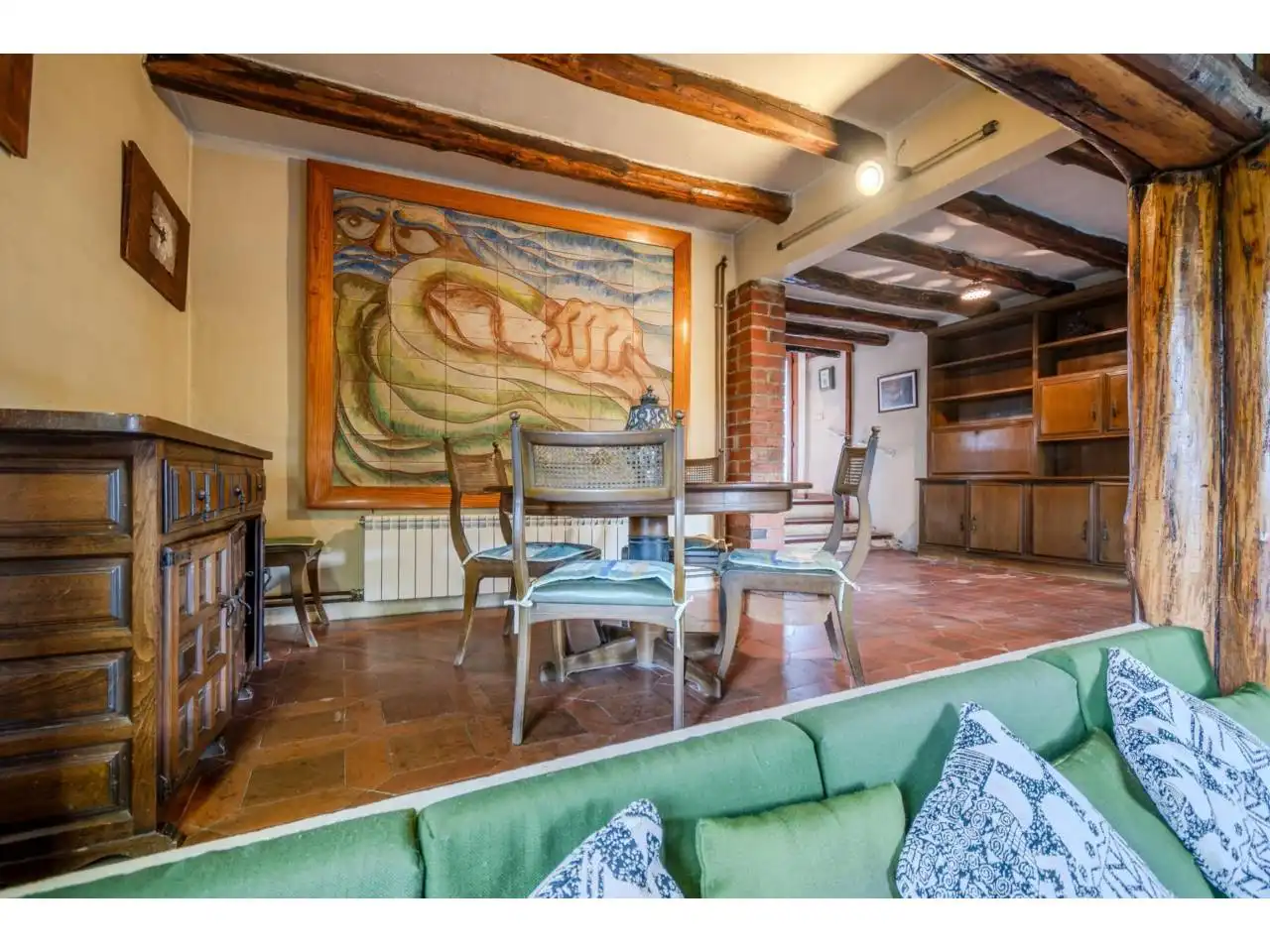 Comedor de Finca rústica en venta en Sils con Calefacción, Jardín privado y Terraza