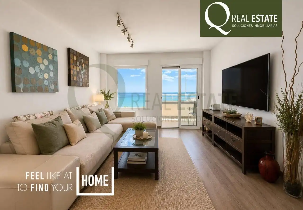 Sala de estar de Piso en venta en El Campello con Aire acondicionado, Calefacción y Jardín privado