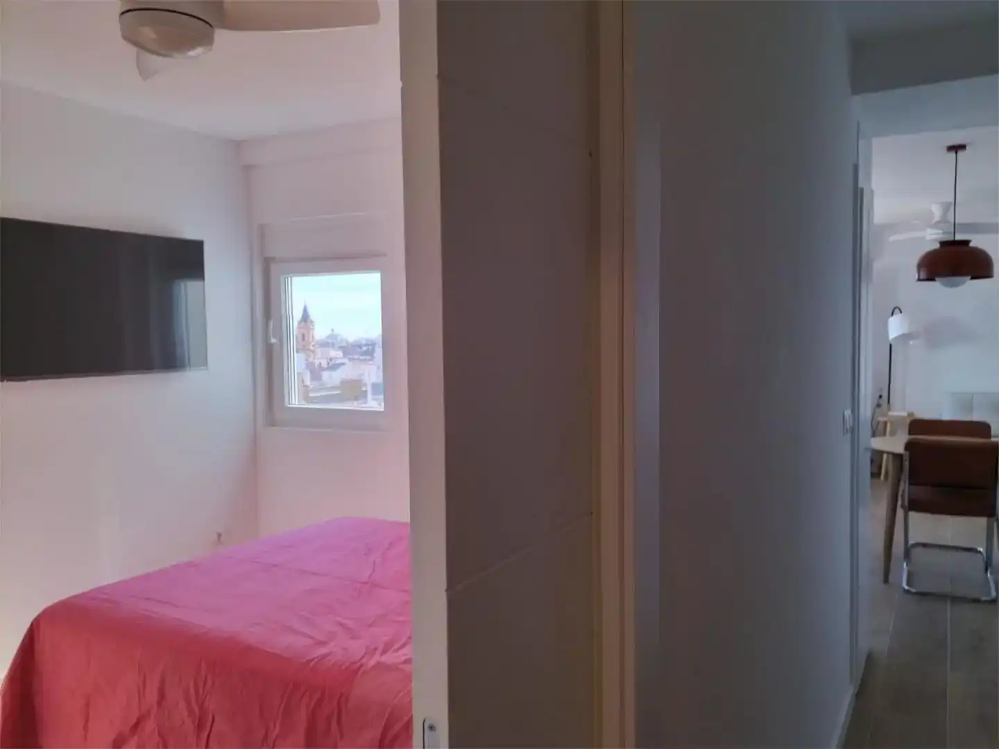 Schlafzimmer von Wohnungen zur Miete in Málaga Capital mit Klimaanlage