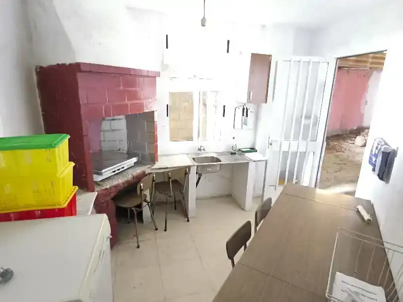 Cocina de Casa adosada en venta en Ribadumia con Jardín privado y Amueblado