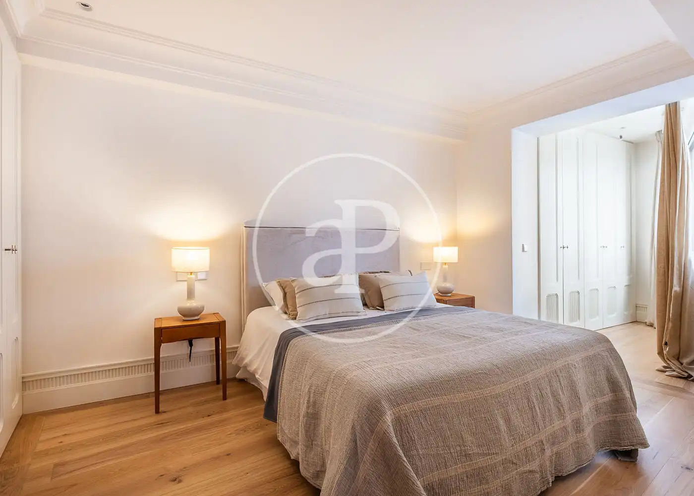 Schlafzimmer von Wohnung zum Verkauf in Madrid mit Klimaanlage, Heizung und Terrasse