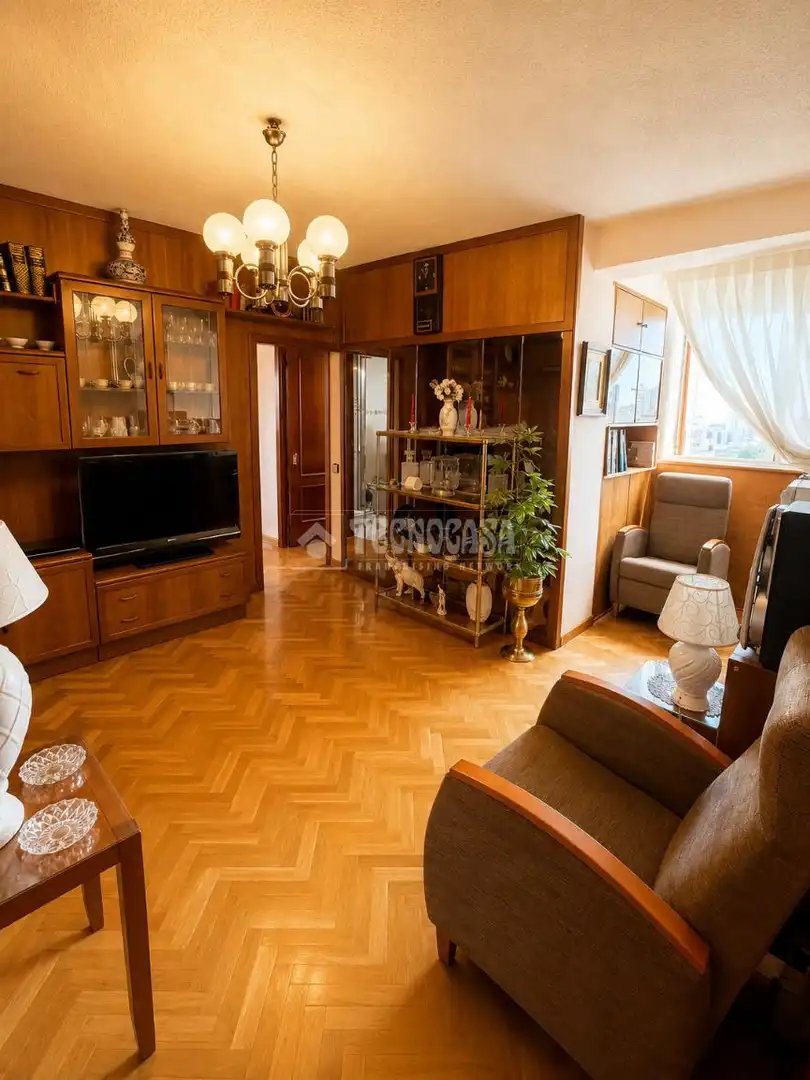 Sala de estar de Piso en venta en Madrid