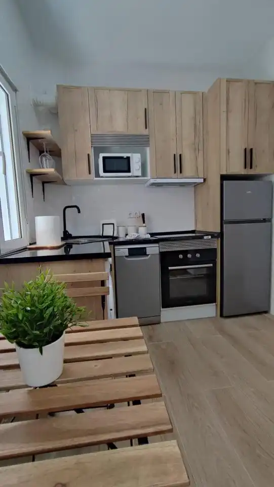 Küche von Wohnung zur Miete in Madrid mit Klimaanlage, Heizung und Möbliert