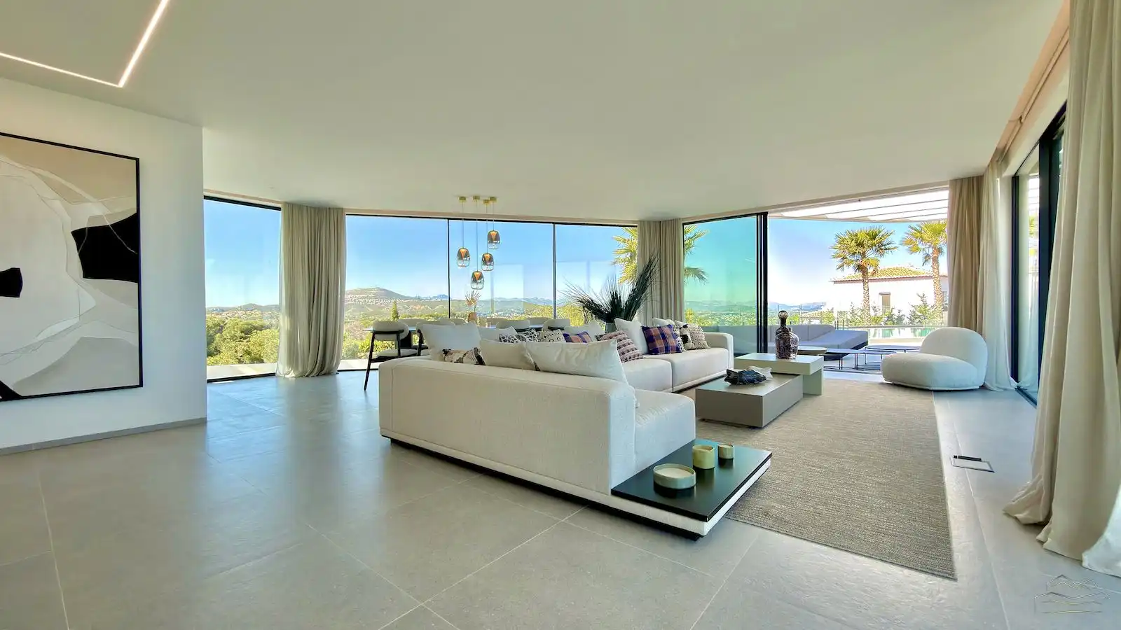 Sala de estar de Casa o chalet en venta en Jávea / Xàbia con Aire acondicionado, Calefacción y Jardín privado