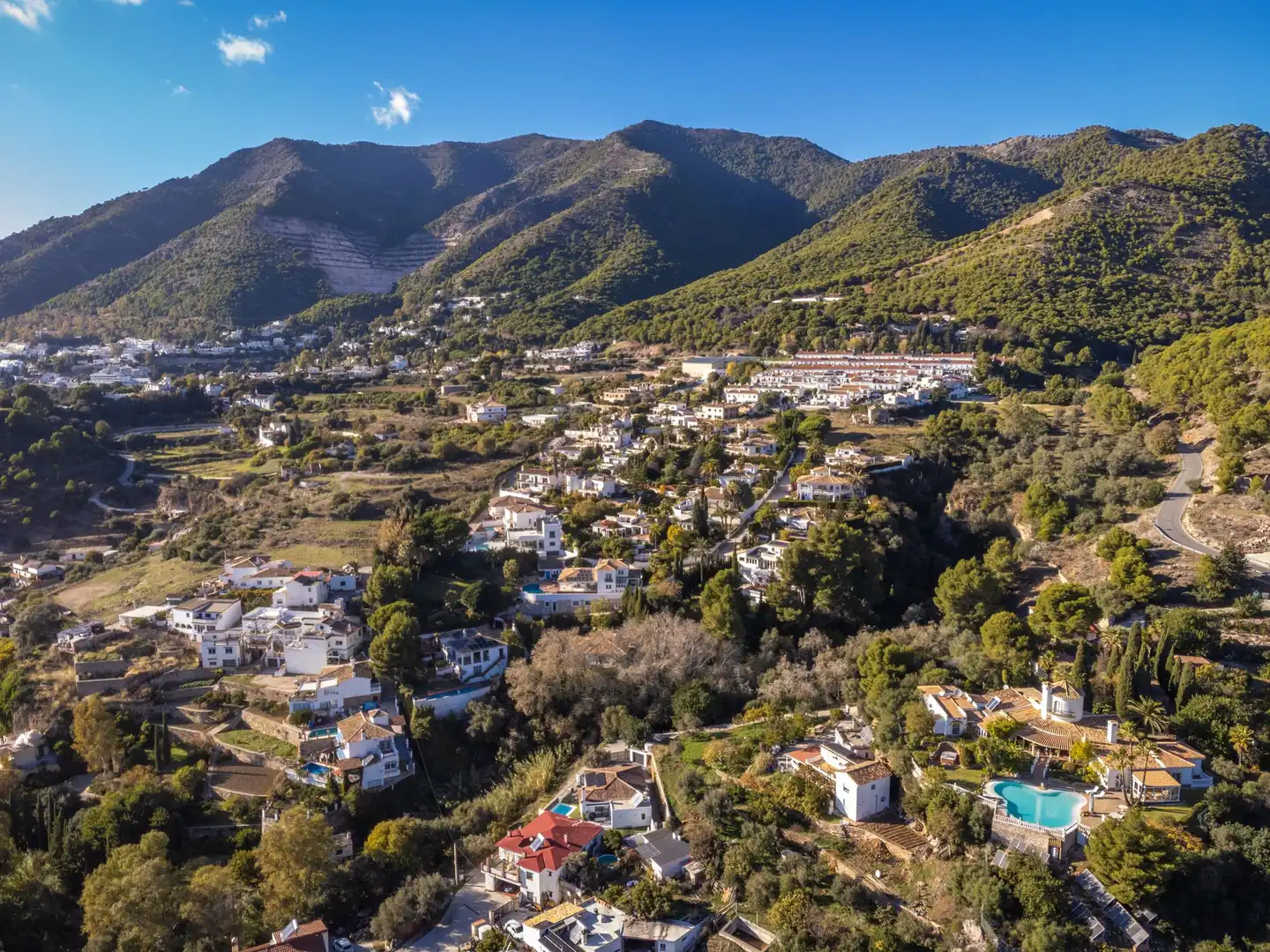 Vista exterior de Casa o xalet en venda en Mijas amb Terrassa