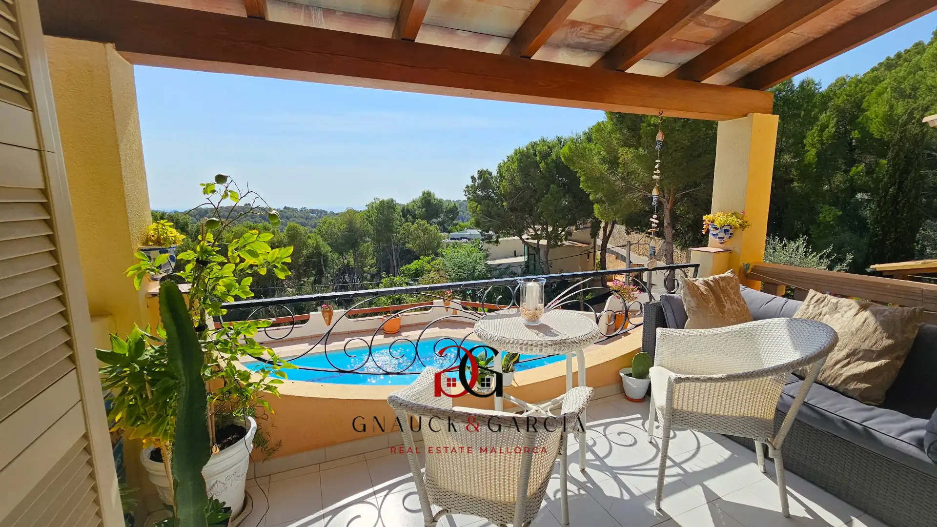 Garten von Wohnung zum Verkauf in Calvià mit Klimaanlage, Heizung und Terrasse