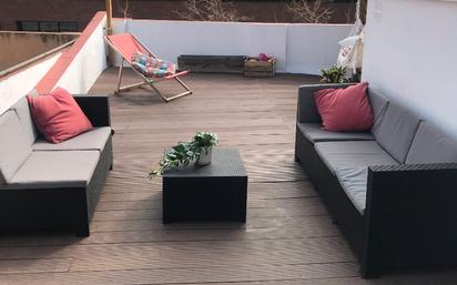 Terrace of Flat for sale in  Barcelona Capital  with Heating, Terrace and Furnished