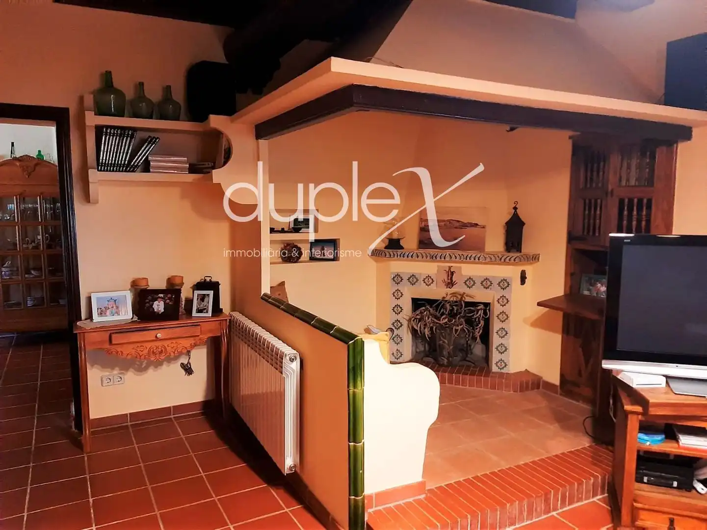 Sala de estar de Finca rústica en venta en Òrrius con Aire acondicionado, Jardín privado y Terraza