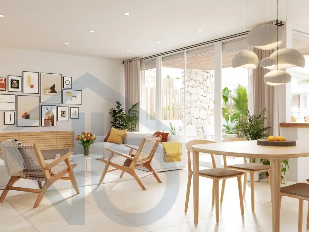 Sala d'estar de Apartament en venda en Pulpí amb Aire condicionat