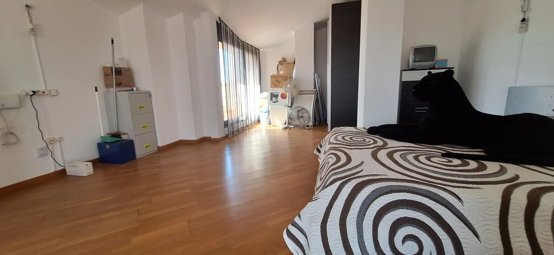 Schlafzimmer von Maisonette zum Verkauf in Terrassa mit Klimaanlage, Parkett und Terrasse