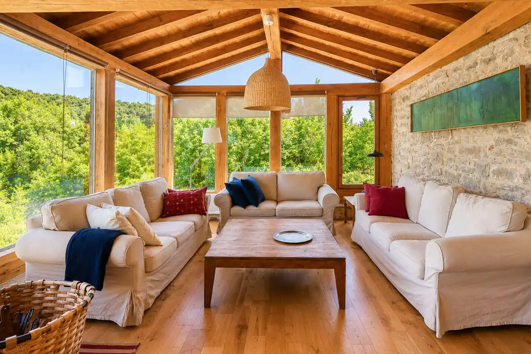 Sala de estar de Casa o chalet en venta en Ayala / Aiara con Aire acondicionado, Calefacción y Jardín privado