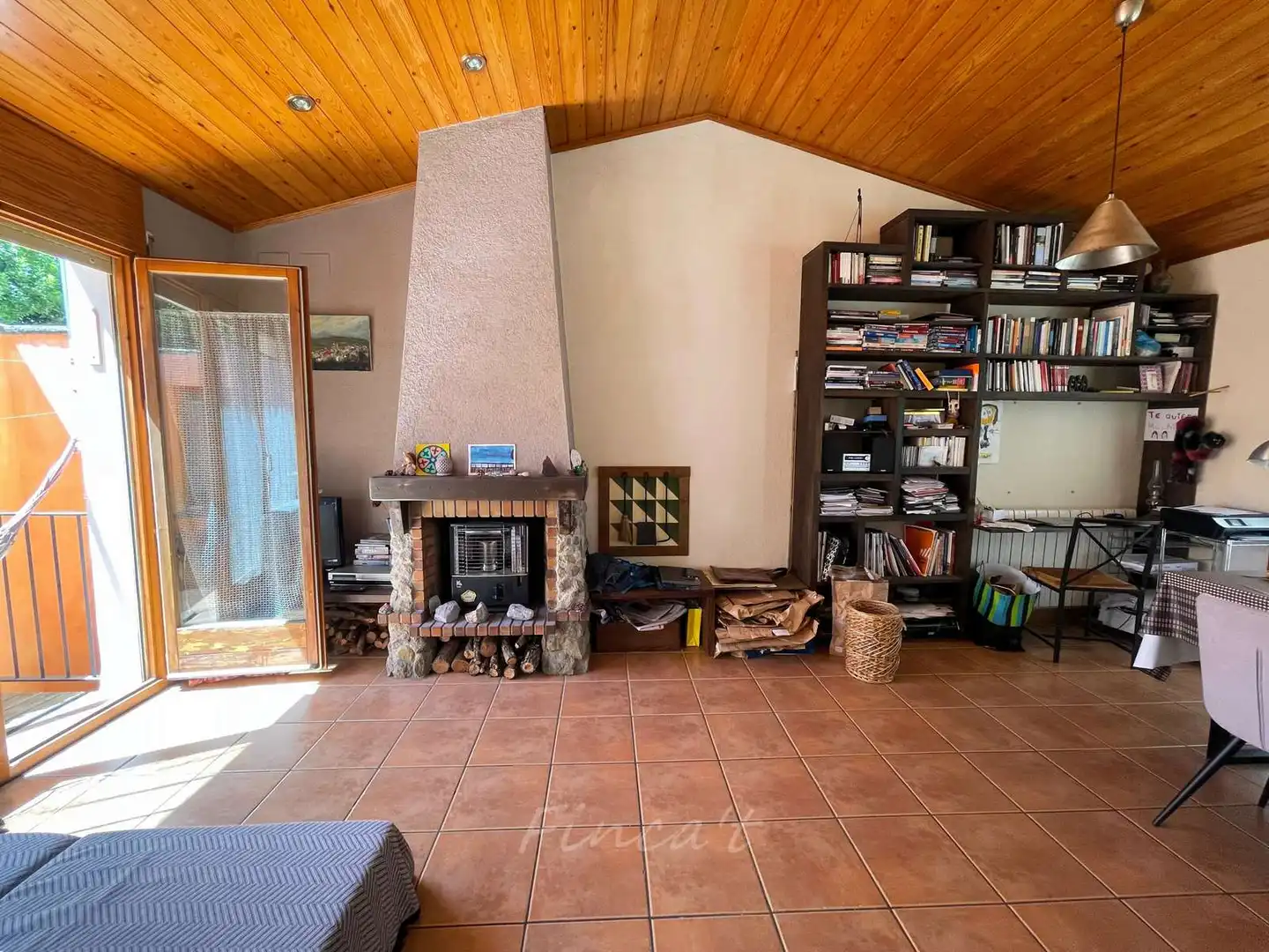 Sala d'estar de Casa adosada en venda en Castellterçol amb Calefacció