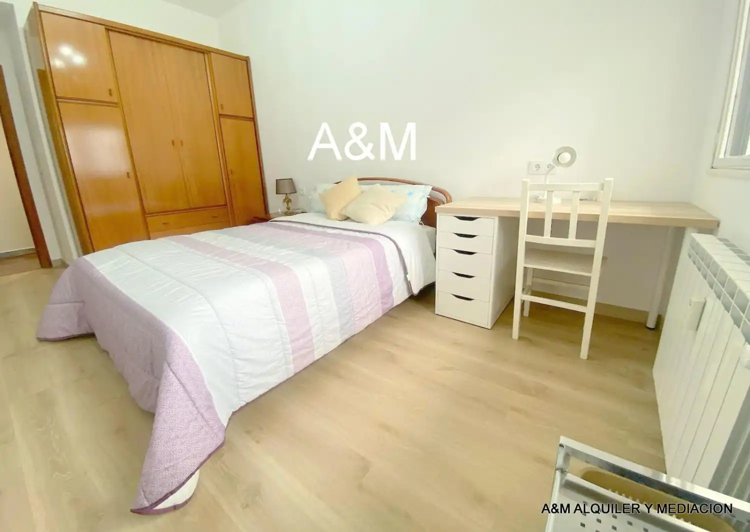 Bedroom of Flat for rent in Vitoria - Gasteiz  with Heating, Parquet flooring and Terrace