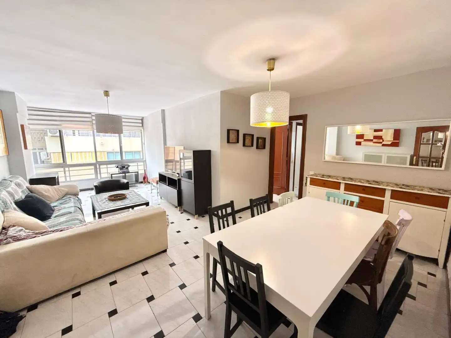 Dining room of Flat for rent in Málaga  with Furnished