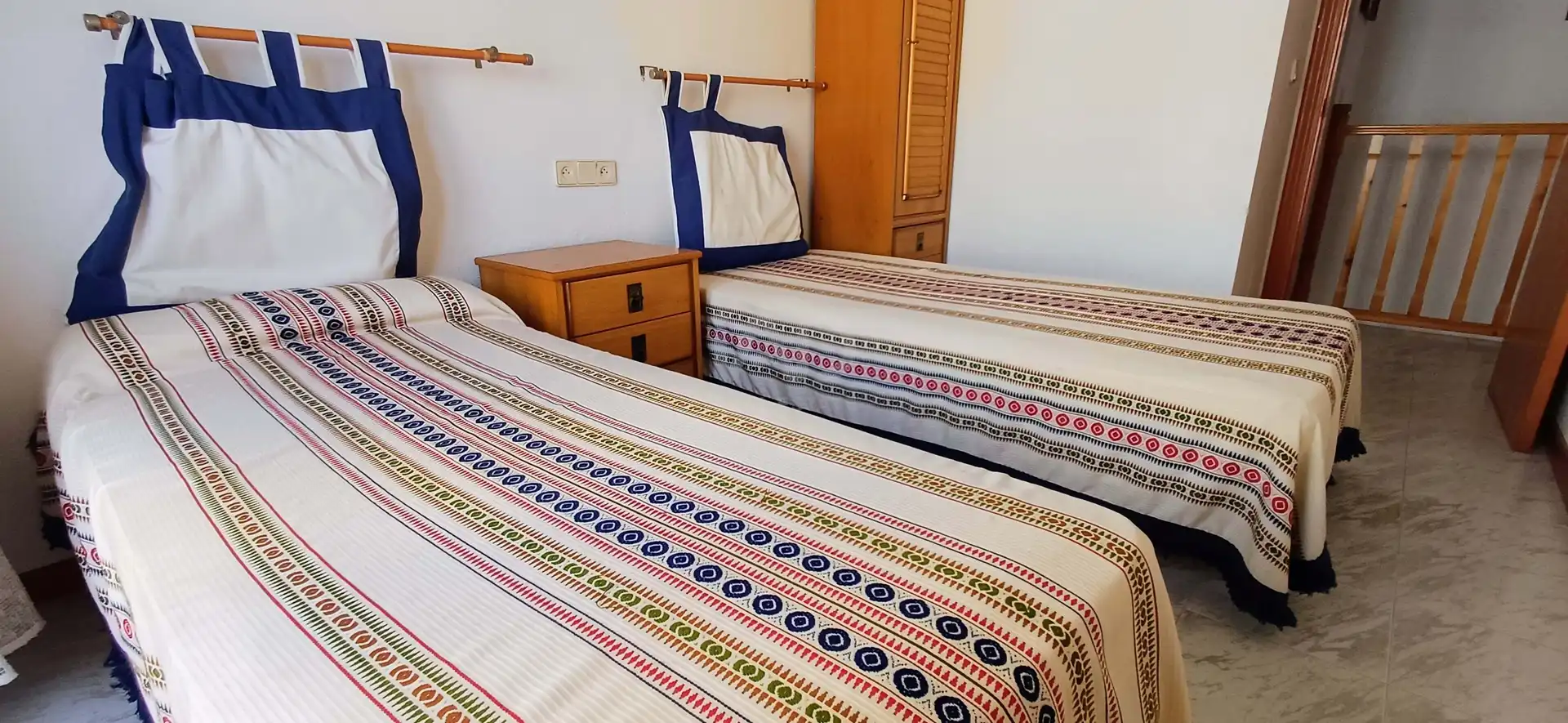 Schlafzimmer von Maisonette zum Verkauf in La Manga del Mar Menor mit Heizung, Terrasse und Schwimmbad
