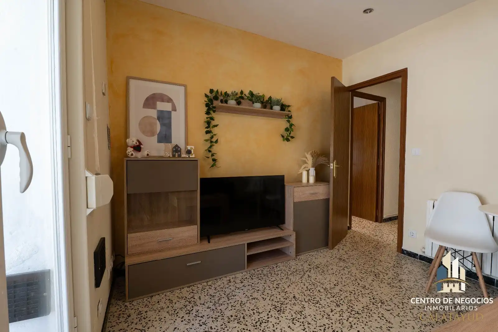 Sala de estar de Piso en venta en Ateca con Calefacción, Trastero y Amueblado