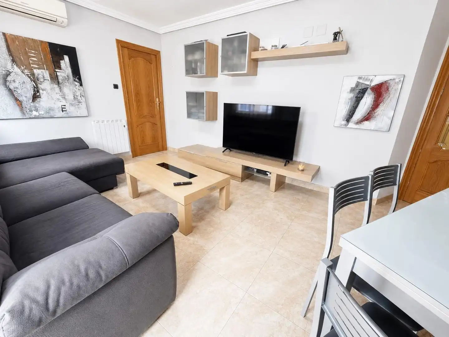 Sala d'estar de Pis en venda en Crevillent amb Aire condicionat, Terrassa i Moblat