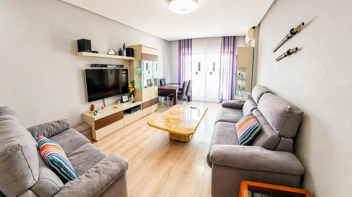 Sala de estar de Piso en venta en Elche / Elx con Aire acondicionado y Trastero