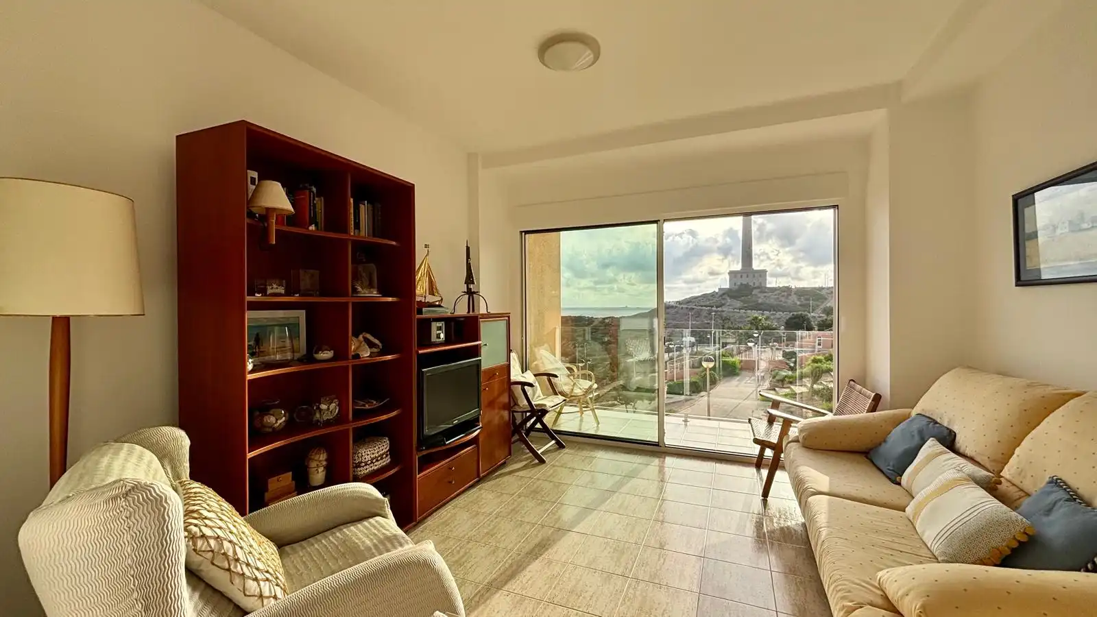 Wohnzimmer von Wohnungen zum Verkauf in Cartagena mit Klimaanlage, Heizung und Terrasse