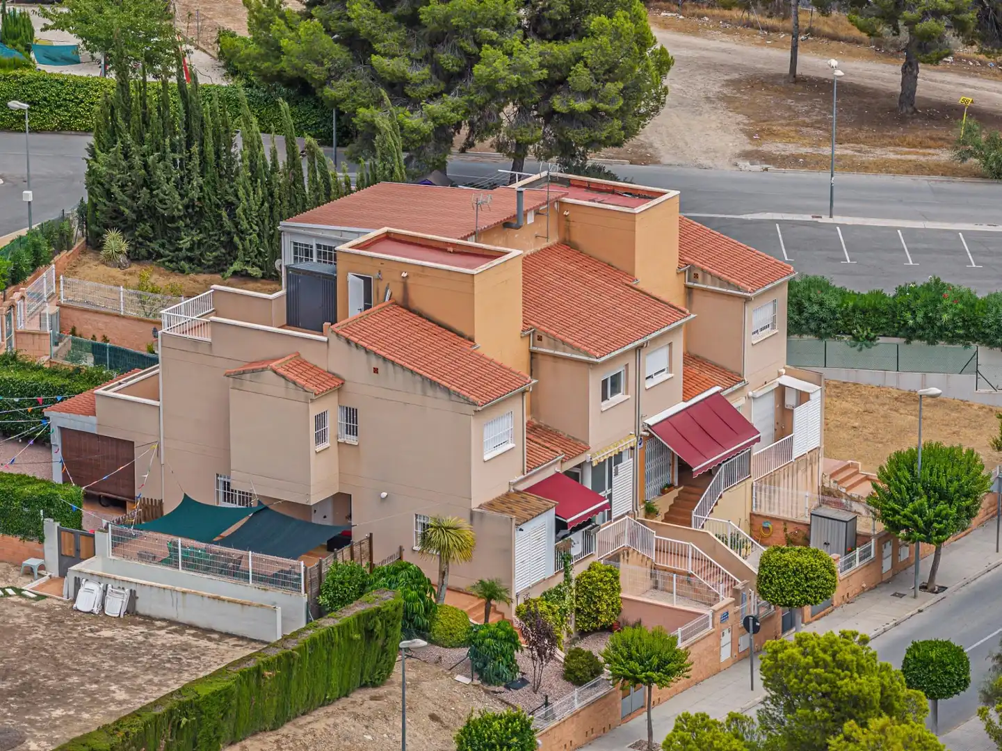 Exterior view of Detached homes for sale in La Nucia  with Air Conditioner, Heating and Private garden