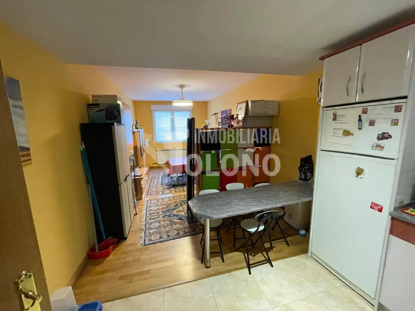 Cocina de Apartamento en venta en Leiva con Calefacción, Parquet y Amueblado