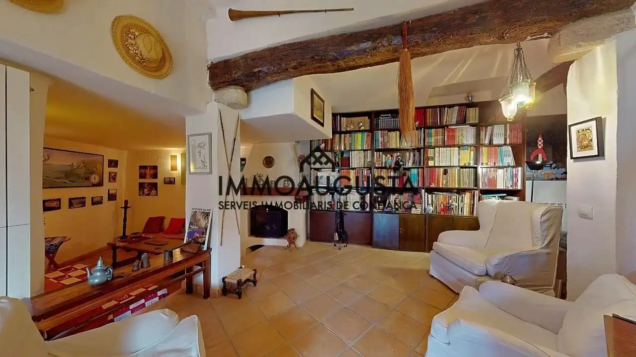 Sala de estar de Finca rústica en venta en Collbató con Aire acondicionado, Calefacción y Terraza