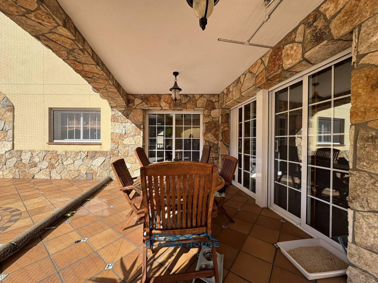 Terrace of House or chalet for sale in Blanes  with Air Conditioner, Heating and Private garden