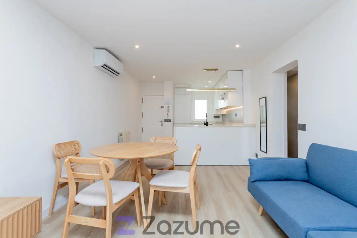 Sala de estar de Piso de alquiler en Madrid con Aire acondicionado, Calefacción y Parquet