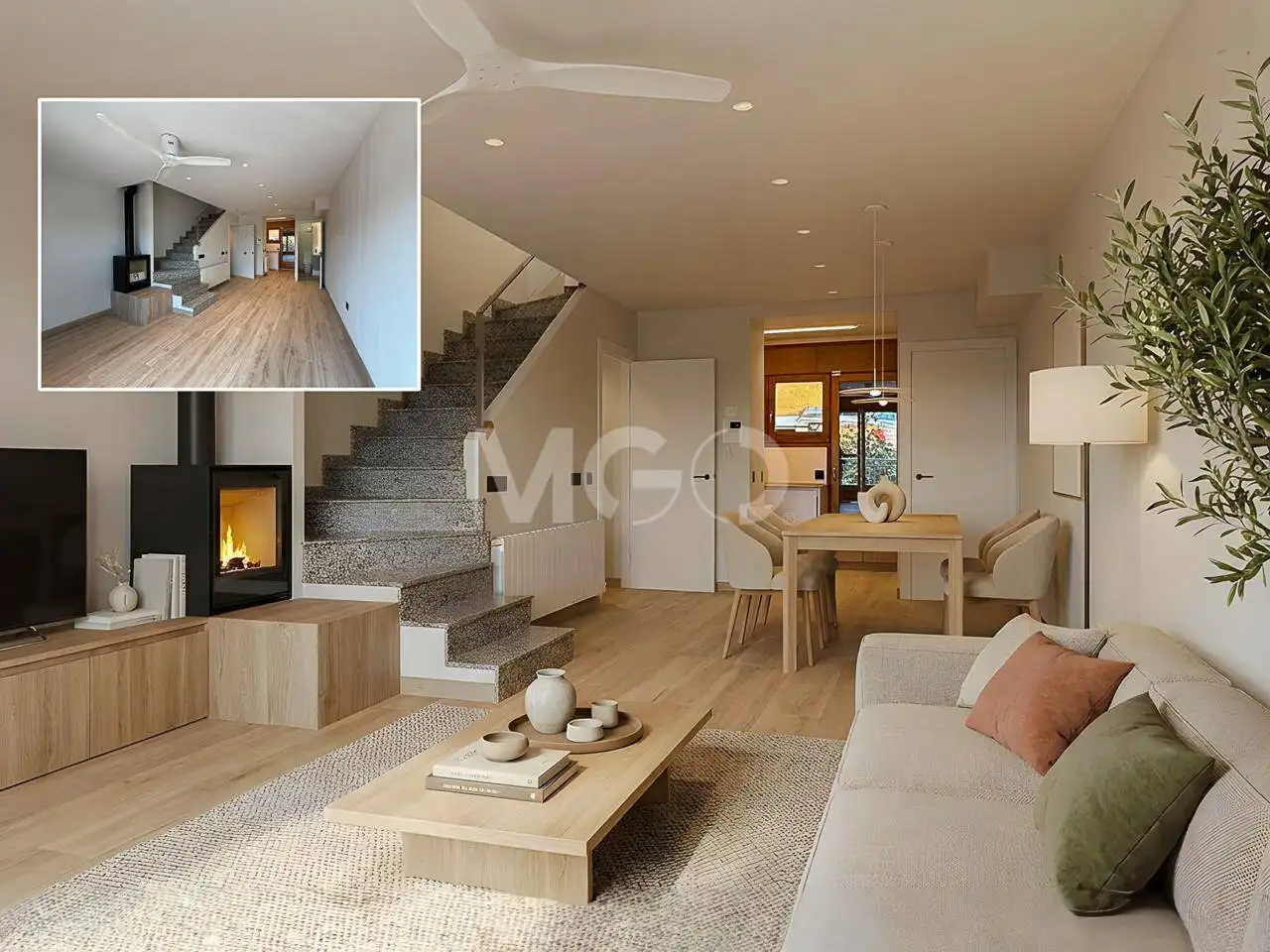 Sala de estar de Casa o chalet en venta en Vic con Aire acondicionado, Calefacción y Terraza