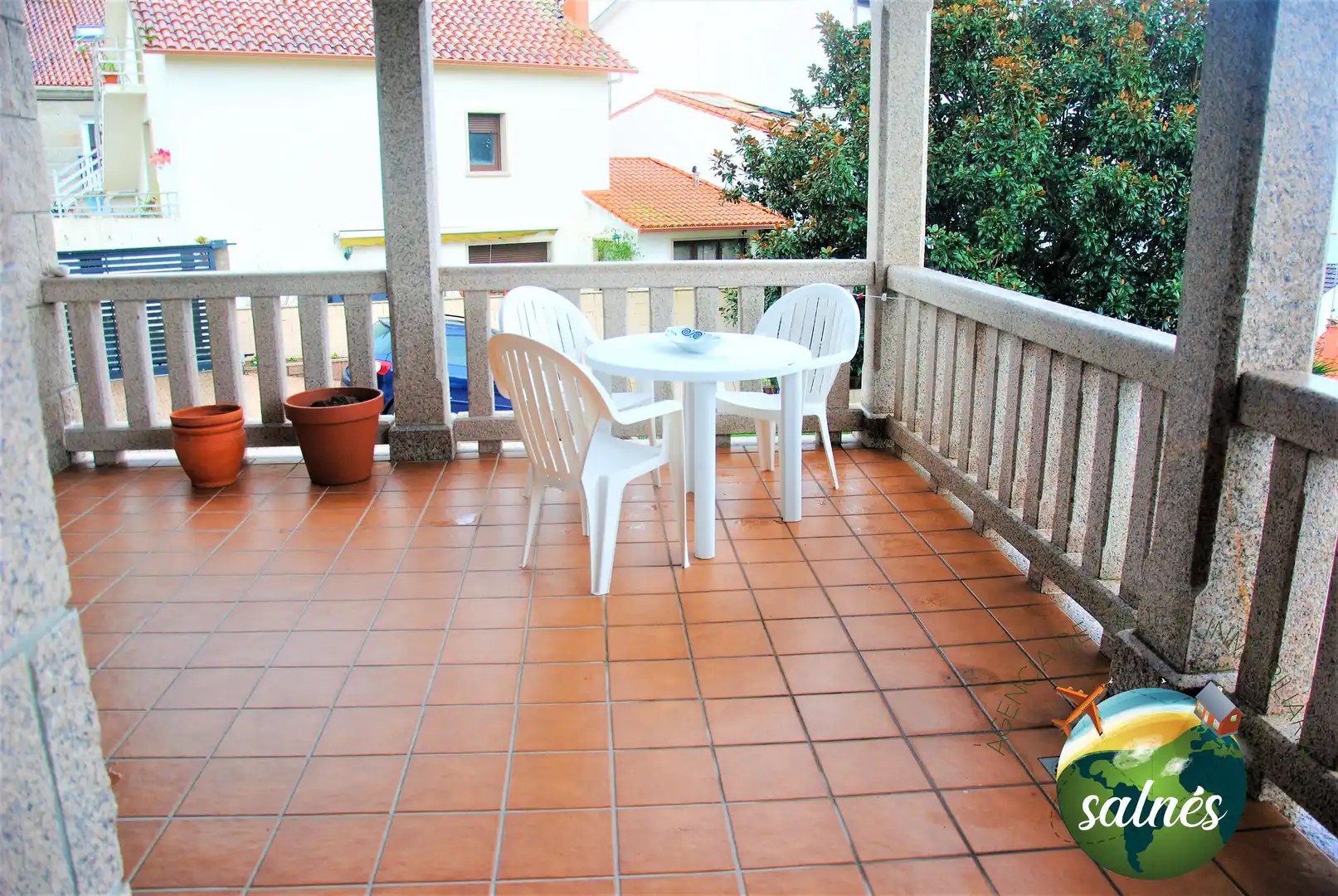 Terrace of Houses for rent in Sanxenxo  with Private garden, Terrace and Furnished