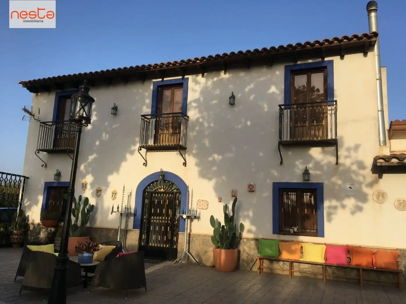 Vista exterior de Finca rústica en venda en Lorca amb Aire condicionat, Jardí privat i Moblat