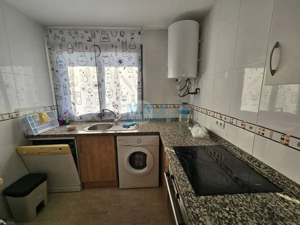 Cocina de Piso en venta en Roquetas de Mar con Aire acondicionado, Terraza y Amueblado